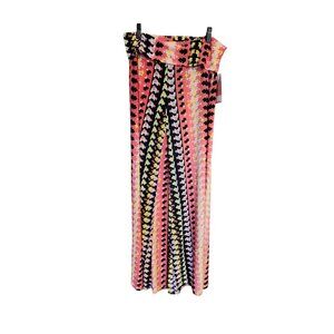 Honey and Lace palazzo pants Womens Size Large Thick waist band NWT